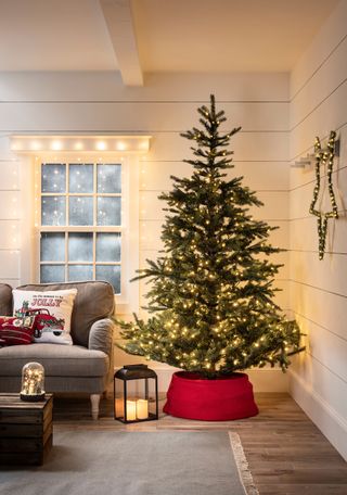 christmas tree with fairy lights by lights 4 fun