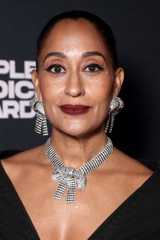 Tracee Ellis Ross pictured with eyeliner