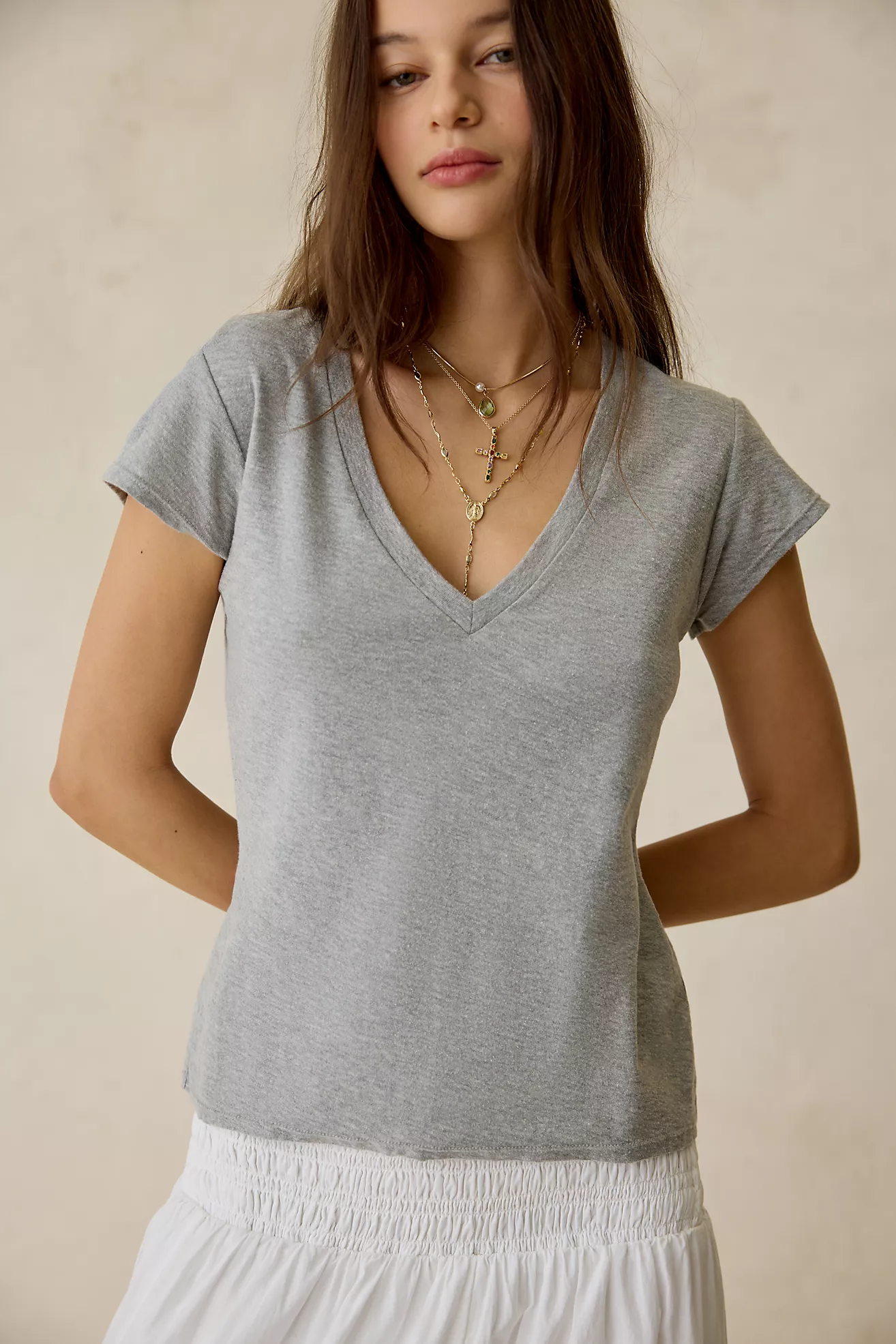 Bdg V-Neck Short Sleeve Spill the Tee