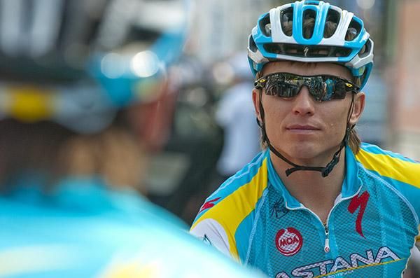 Maxim Iglinskiy (Astana), brother of last year's tour winner Valentin, prior to stage one in Sanya.