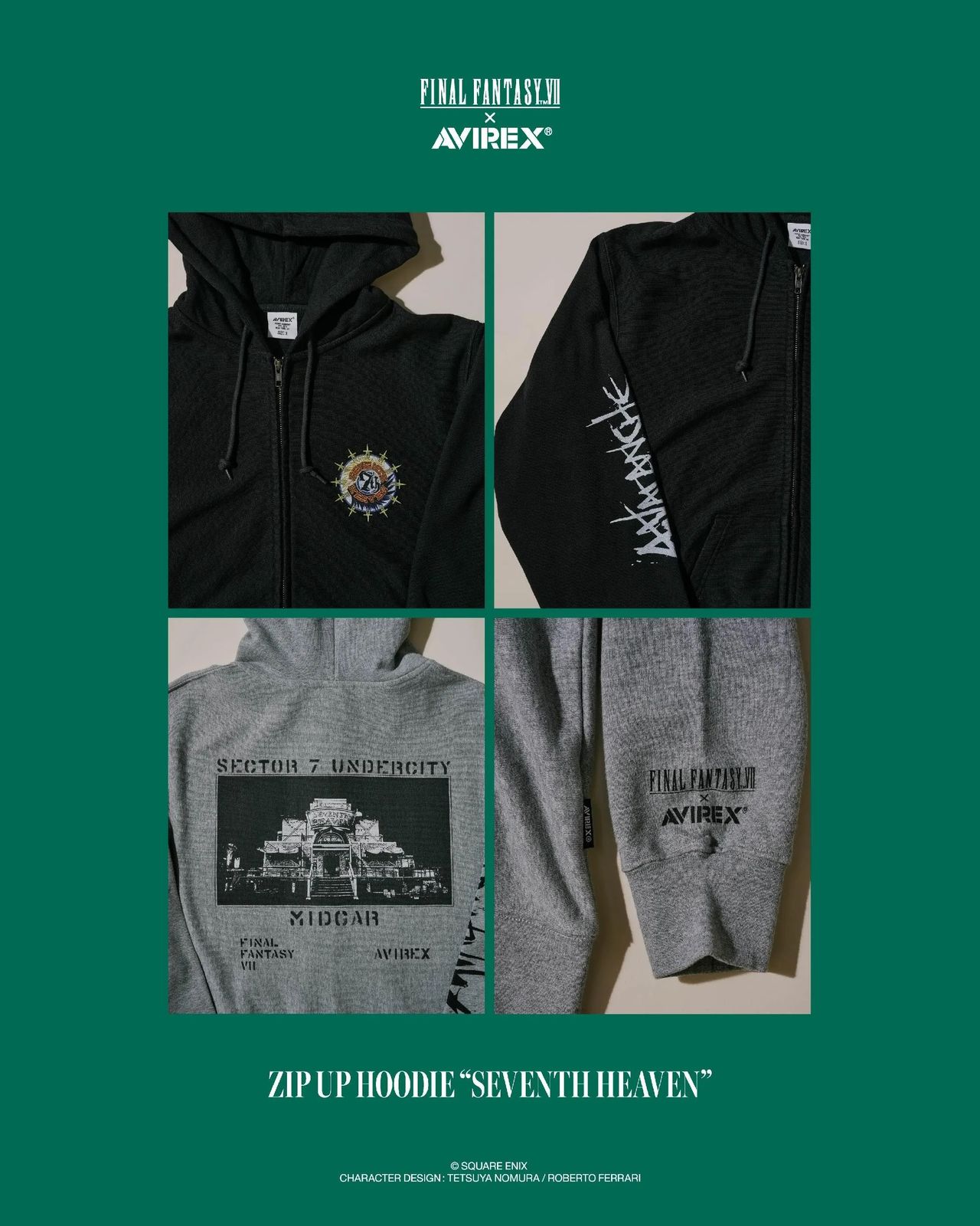 Avirex x Final Fantasy VII collection