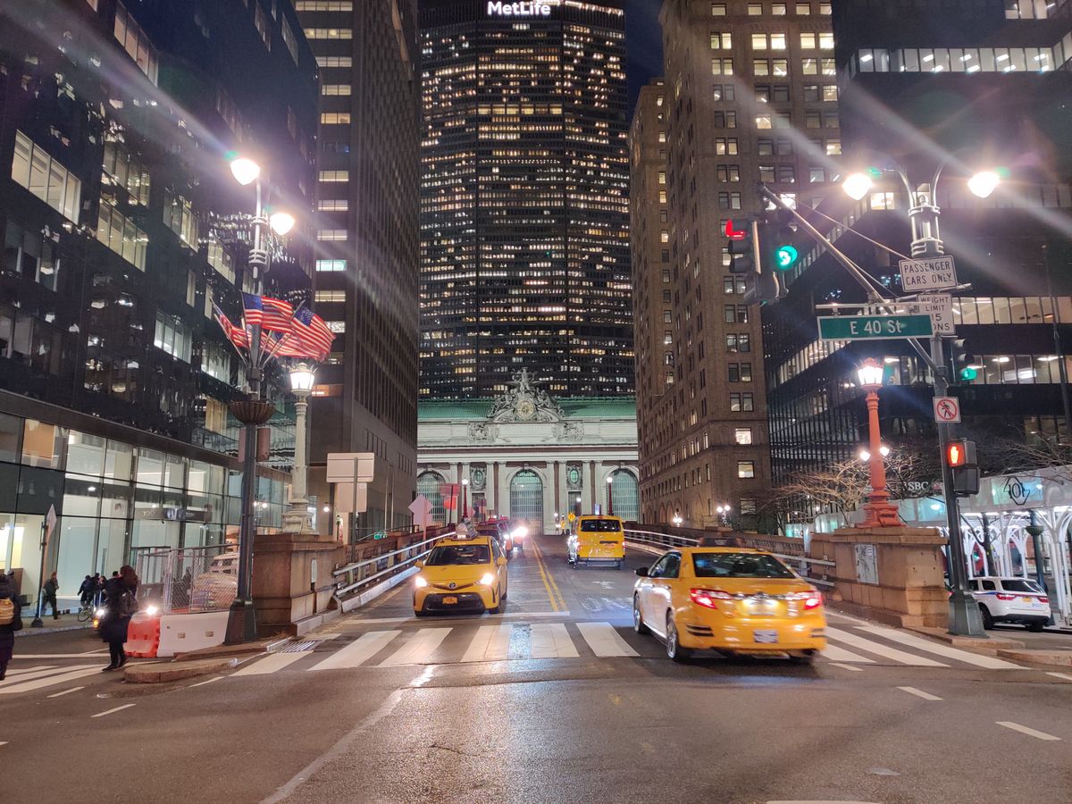 Grand Central Station building clock photo