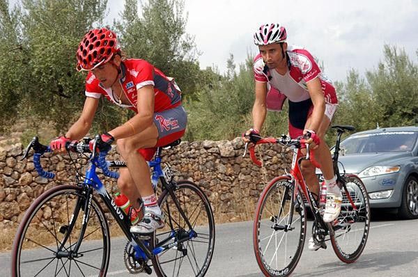 It was a long, hot day in the saddle for Lopez and Garcia de Mateo