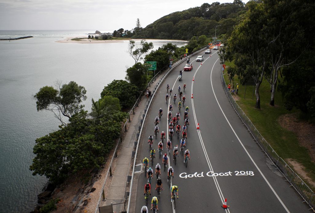 The race was taking place on Australia's Gold Coast
