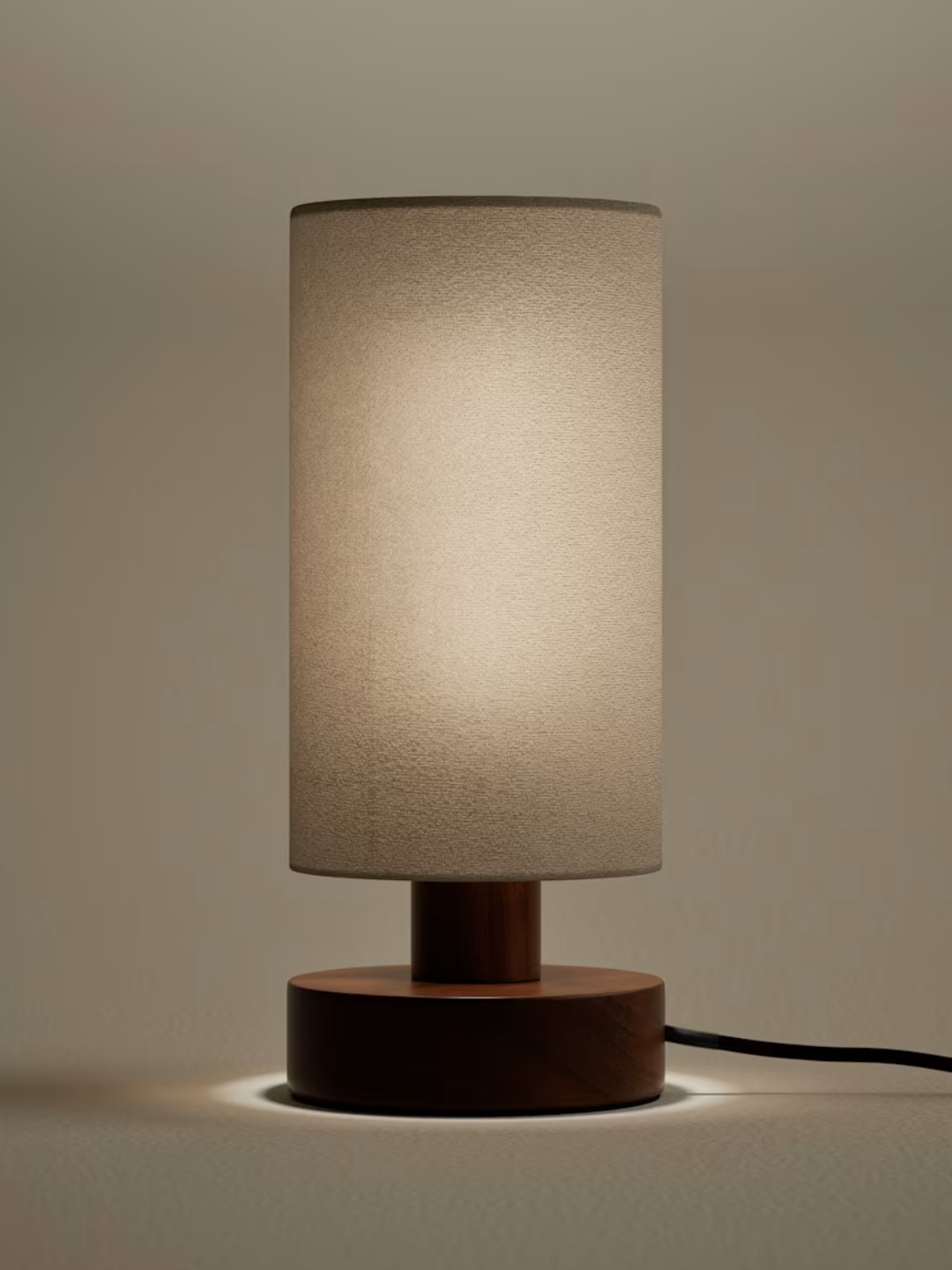A wooden table lamp from M&amp;amp;S