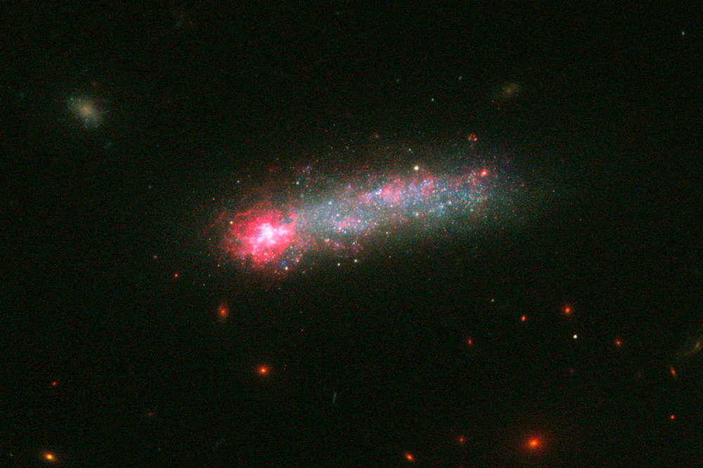 Hubble Photo of &#039;Skyrocket Galaxy,&quot; Kiso 5639