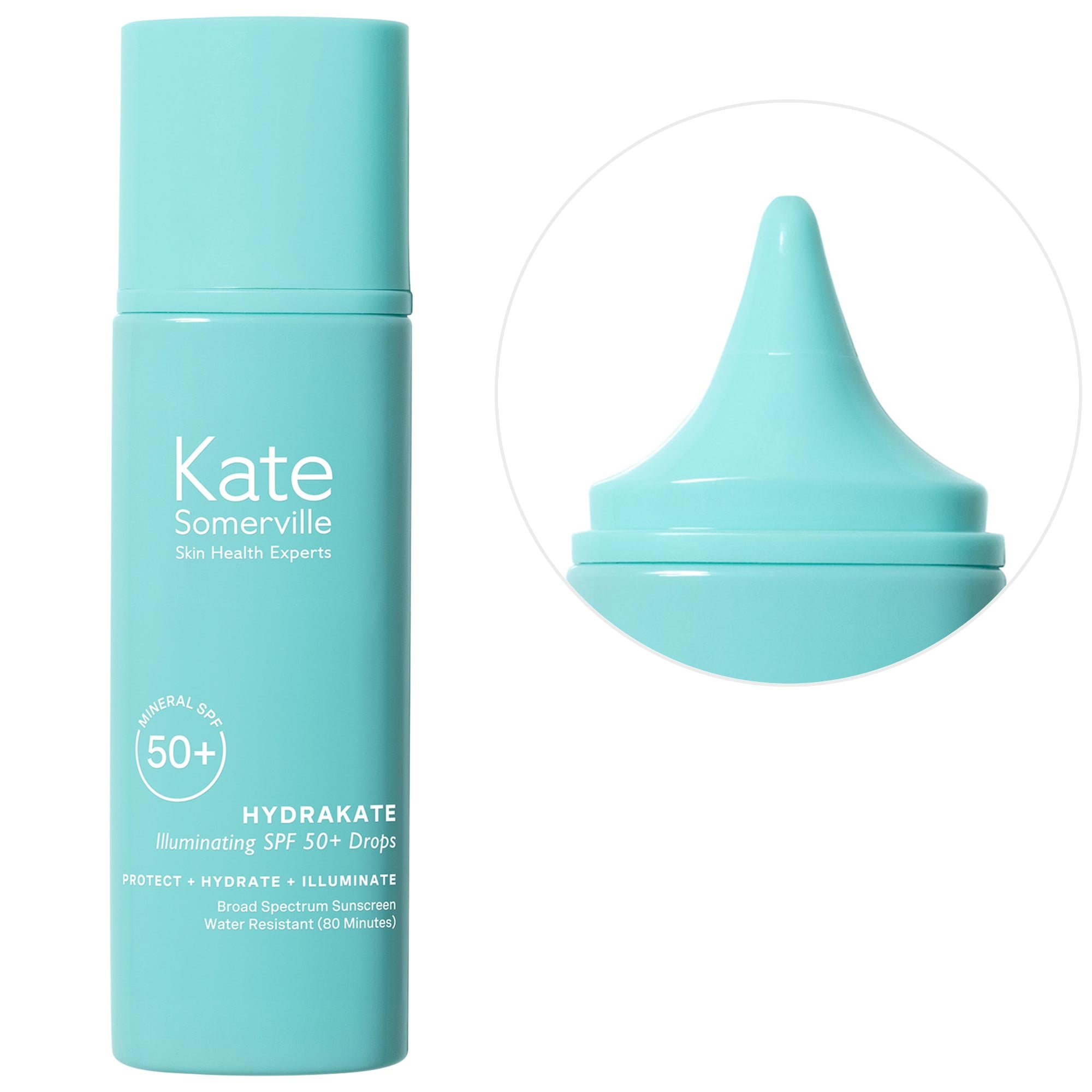 Hydrakate Illuminating Sunscreen Spf 50+ Drops With Ectoin