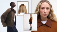 H&M lookalike for the Barbour Abbey Casual Jacket