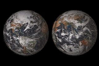 NASA's global selfie mosaic