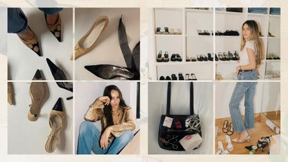 A collage of photos of Alexia Ioannou and her brand Nou and Julia Rabinowitsch and her brand The Millennial Decorator.