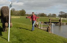William Fox-Pitt walks the Badminton 2017 cross-country course