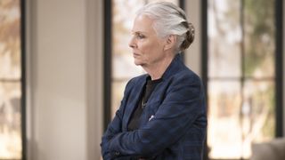 Jane Elliot as Tracy unhappy in General Hospital