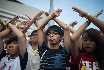 Hong Kong's protest leaders are going on a hunger strike