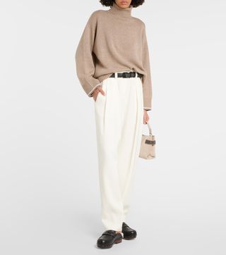 Wool, Cashmere and Silk Sweater