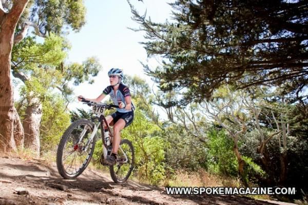 Samara Sheppard raced in hot, dry conditions at Mount Victoria.