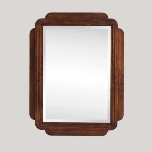 anthropologie, Betti Burl Wood Portrait Wall Mirror