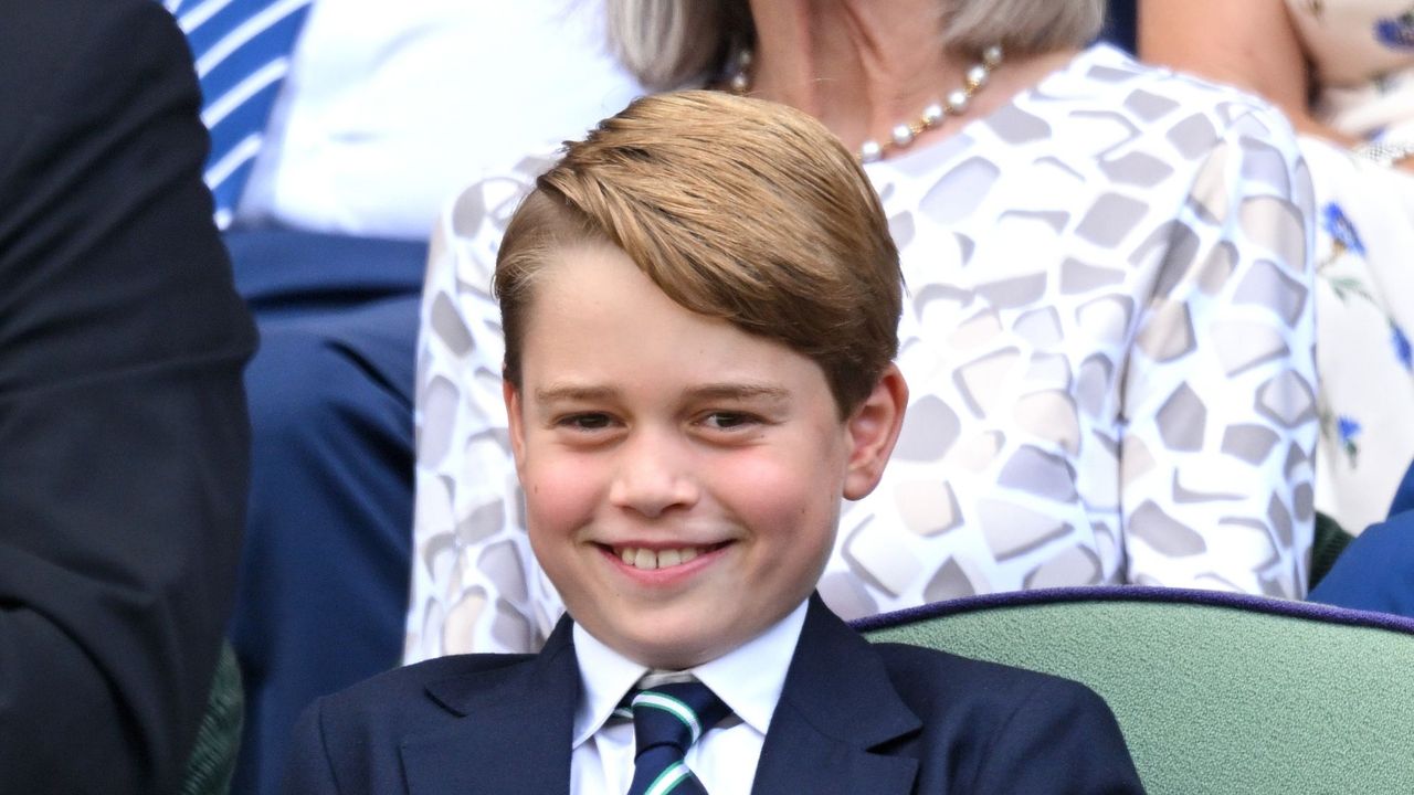 Prince George attends the Wimbledon Men&#039;s Singles Final with the Prince and Princess of Wales