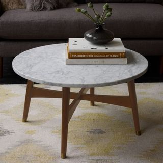 west elm marble coffee table