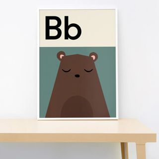 Lorna Freytag Bear - Alphabet Print