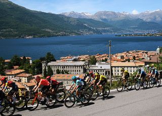 CESANO MADERNO ITALY MAY 29 A general view of Ben Turner of Great Britain and Team INEOS Grenadiers Alessandro Verre of Italy and Team Arkea BB Hotels Filippo Magli of Italy and Team VF Group Bardiani CSF Faizane Luca Mozzato of Italy and Team Arkea BB Hotels Edoardo Affini of Italy and Dylan Van Baarle of Netherlands and Team Visma Lease a Bike Dries De Bondt of Belgium Andrea Vendrame of Italy and Team Decathlon AG2R La Mondiale compete in the breakaway climbing to the Parlasco 658m during the 108th Giro dItalia 2025 Stage 18 a 144km stage from Morbegno to Cesano Maderno UCIWT on May 29 2025 in Cesano Maderno Italy Photo by Dario BelingheriGetty Images