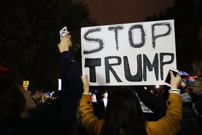 There were anti-Trump protestors arrested in Portland and half of them did not vote.