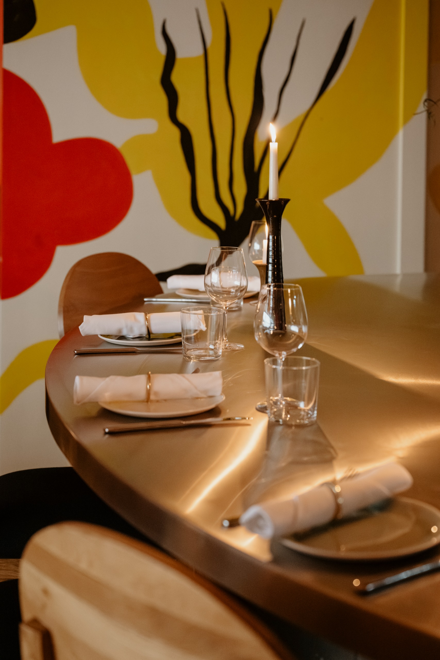 Vibrant interiors of the new Ottolenghi Edinburgh restaurant