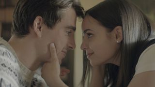 Corey Mylchreest and Sofia Carson in My Oxford Year