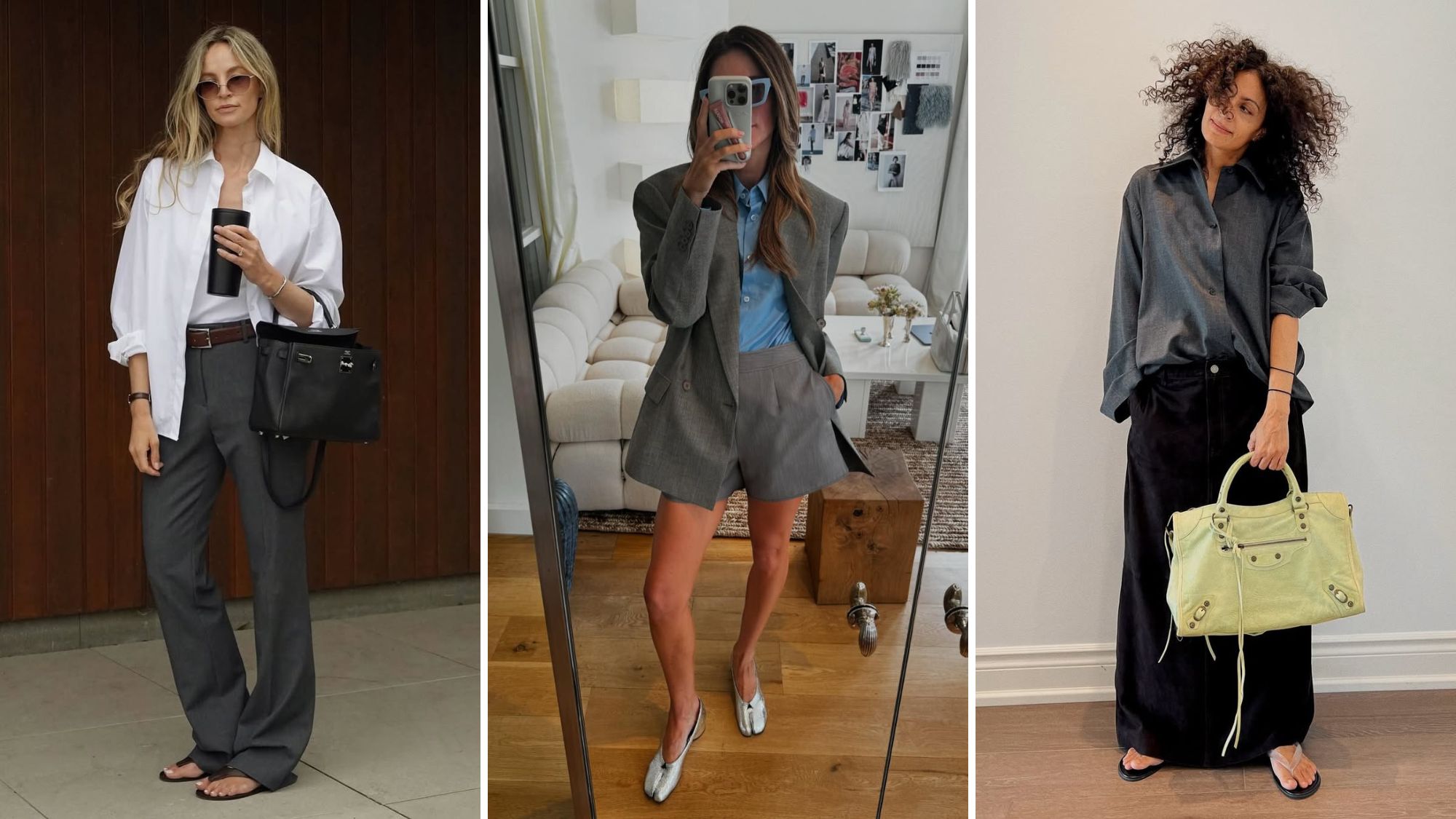 influencers wearing the grey fashion trend