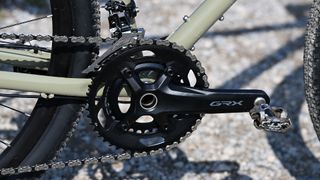 Genesis Croix de Fer with detail of GRX crankset