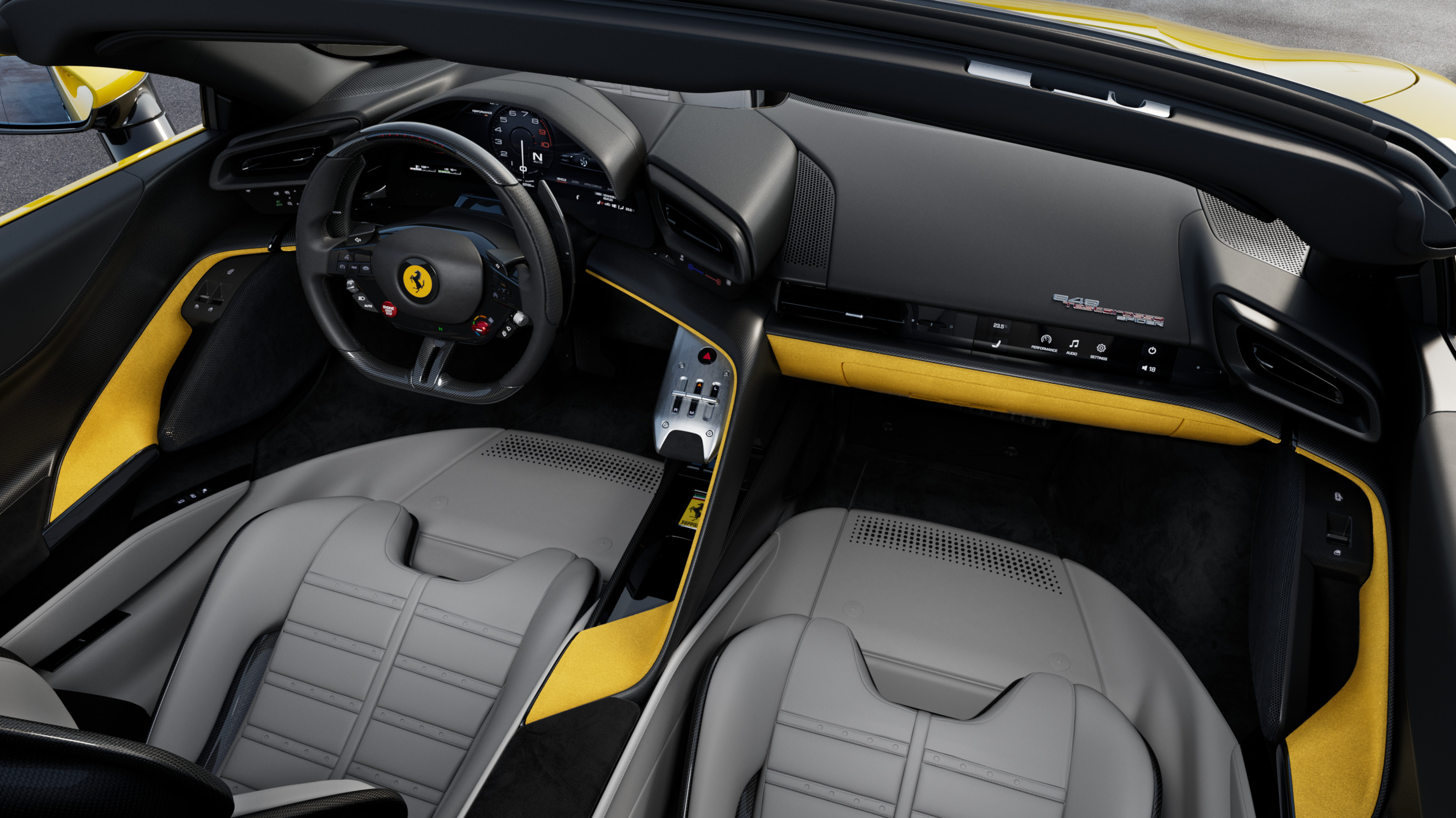 Ferrari 849 Testarossa Spider interior