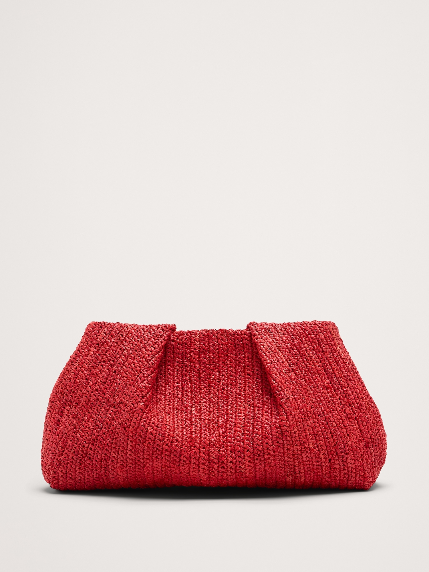 Raffia Clutch