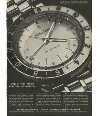 Watch on a magazine