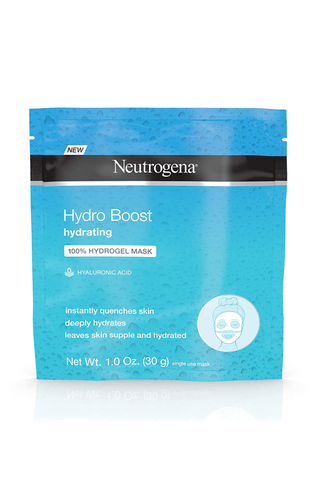 A single pack Neutrogena Hydro Boost Hydrating Hydrogel Mask set against a white background.