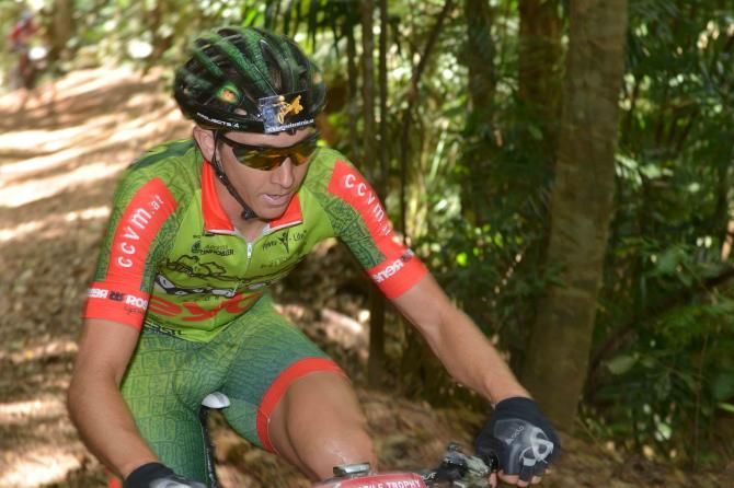 Josef Benetseder shows endurance skills on today&rsquo;s steep climbs.