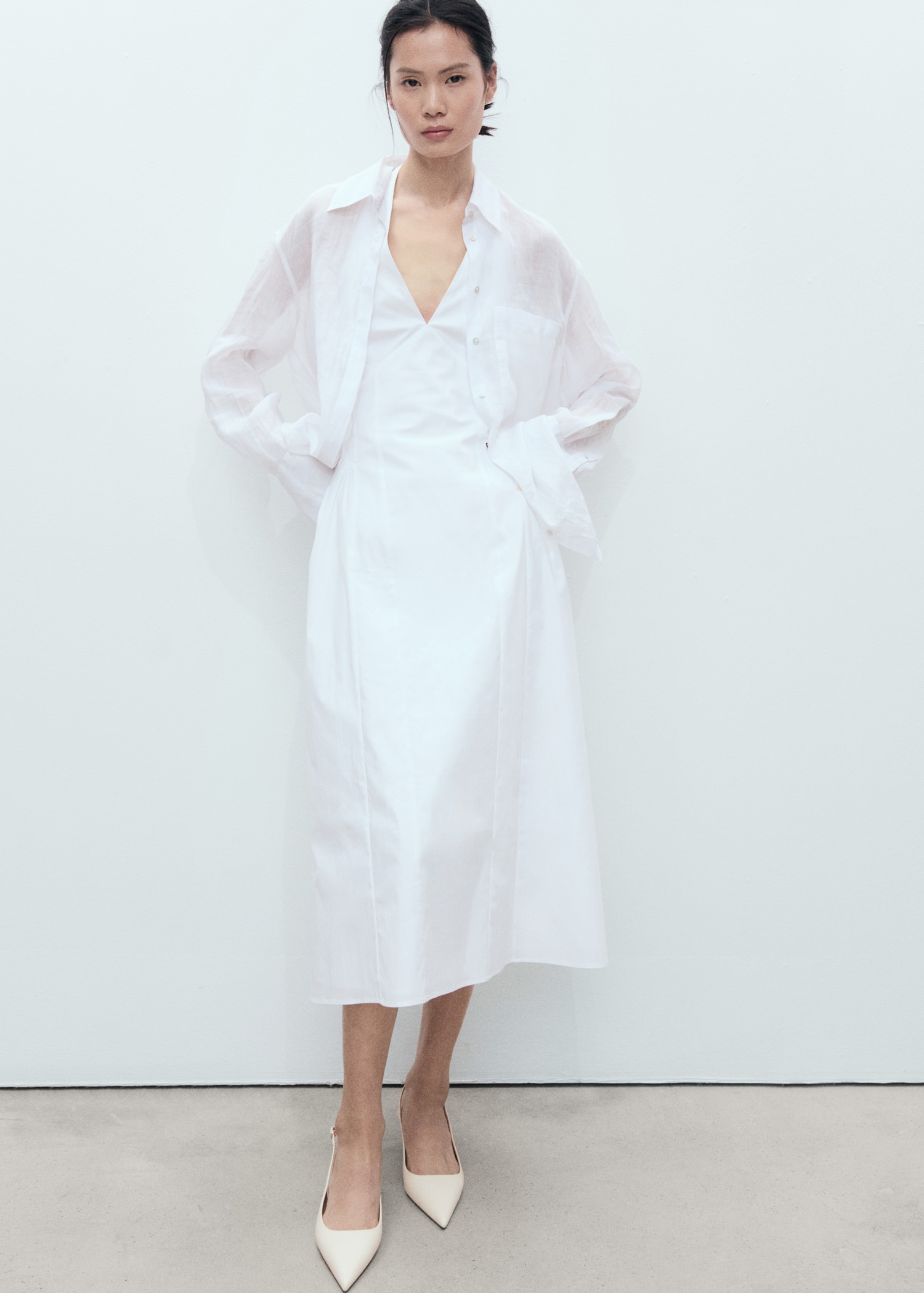 Pointed Kitten-Heel Shoes - Women | Mango United Kingdom