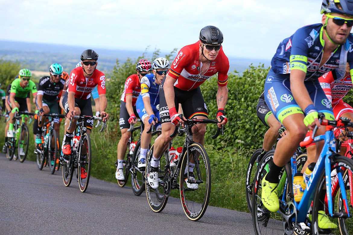 Andr&eacute; Greipel in the bunch at the RideLondon Classic
