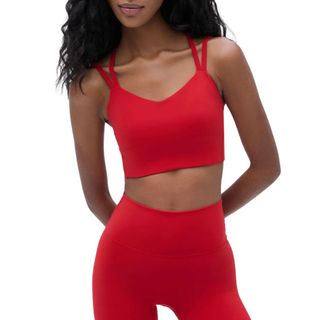 Adanola sports bra long line tank top