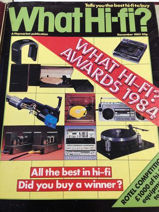 A brief history of What Hi-Fi? Awards magazine covers