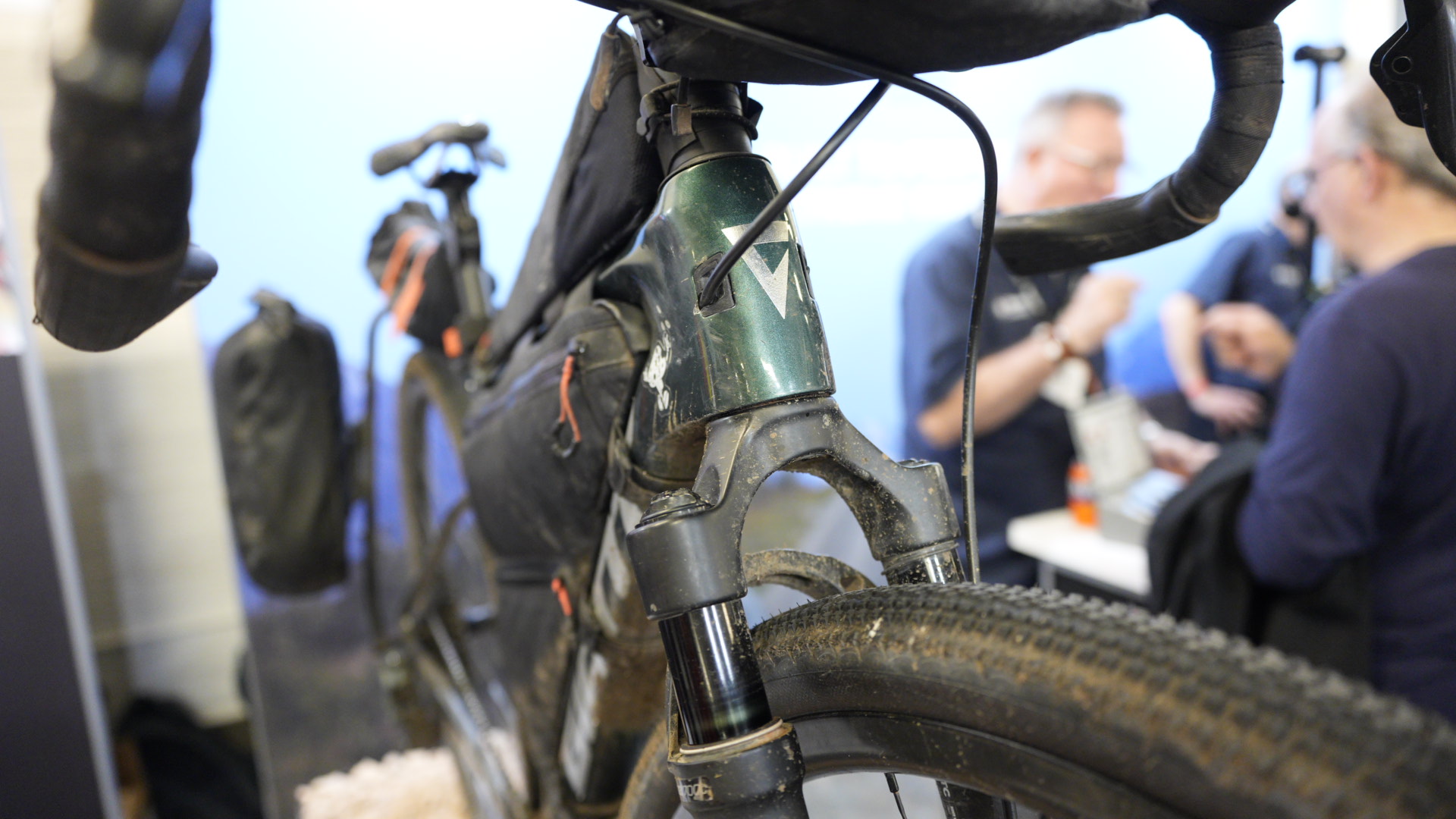 close up details of expensive bikes