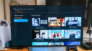 testing Sling TV to cut the cord: Sling TV search