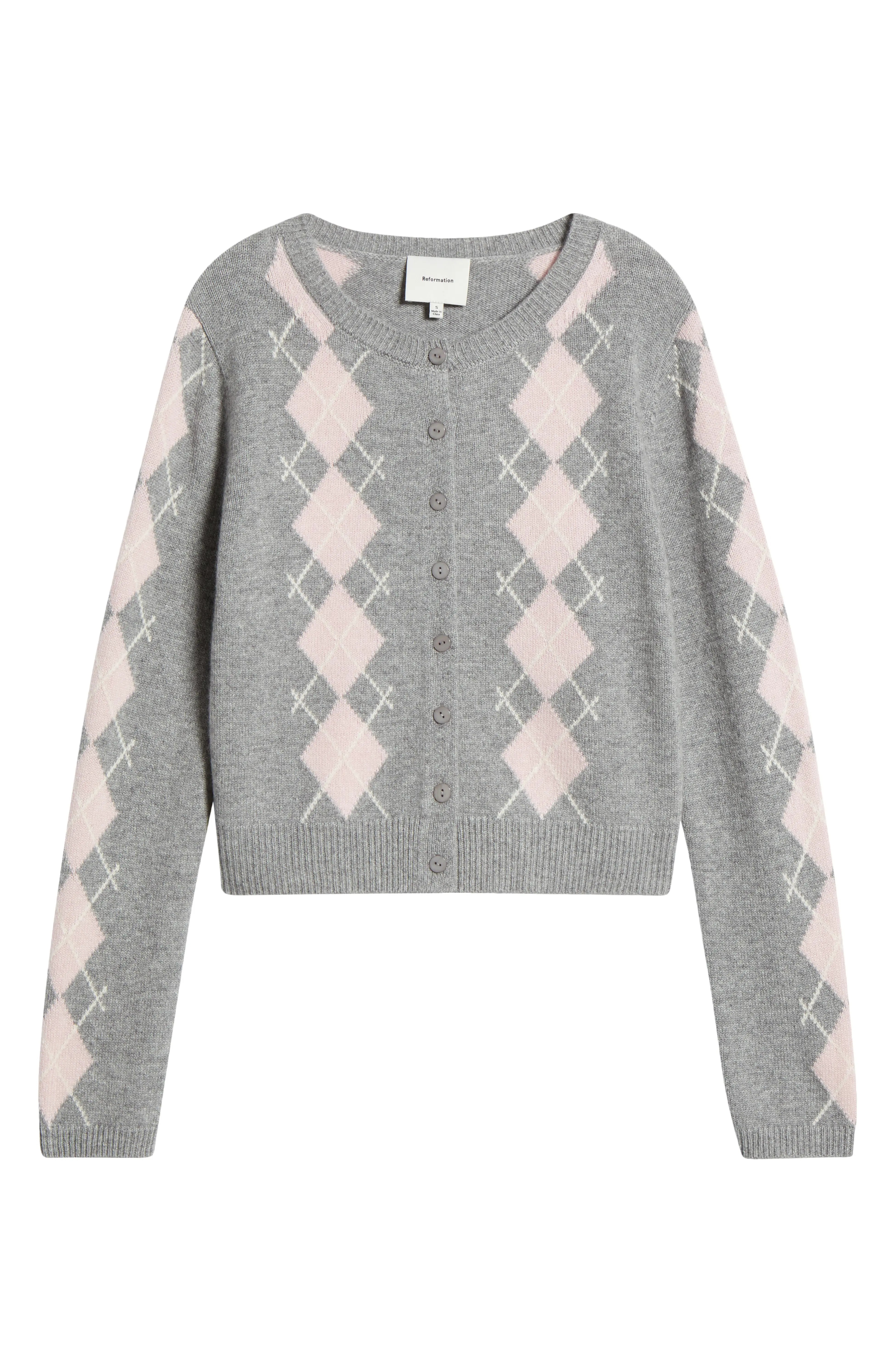 Reformation, Clara Cashmere &amp;amp; Wool Crew Cardigan