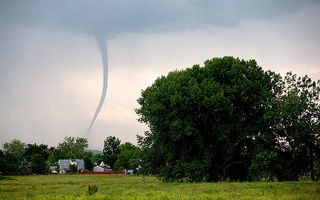 A tornado photographed on Feb. 10, 2010. In the last 3.5 months the U.S. has been in a tornado drought. 