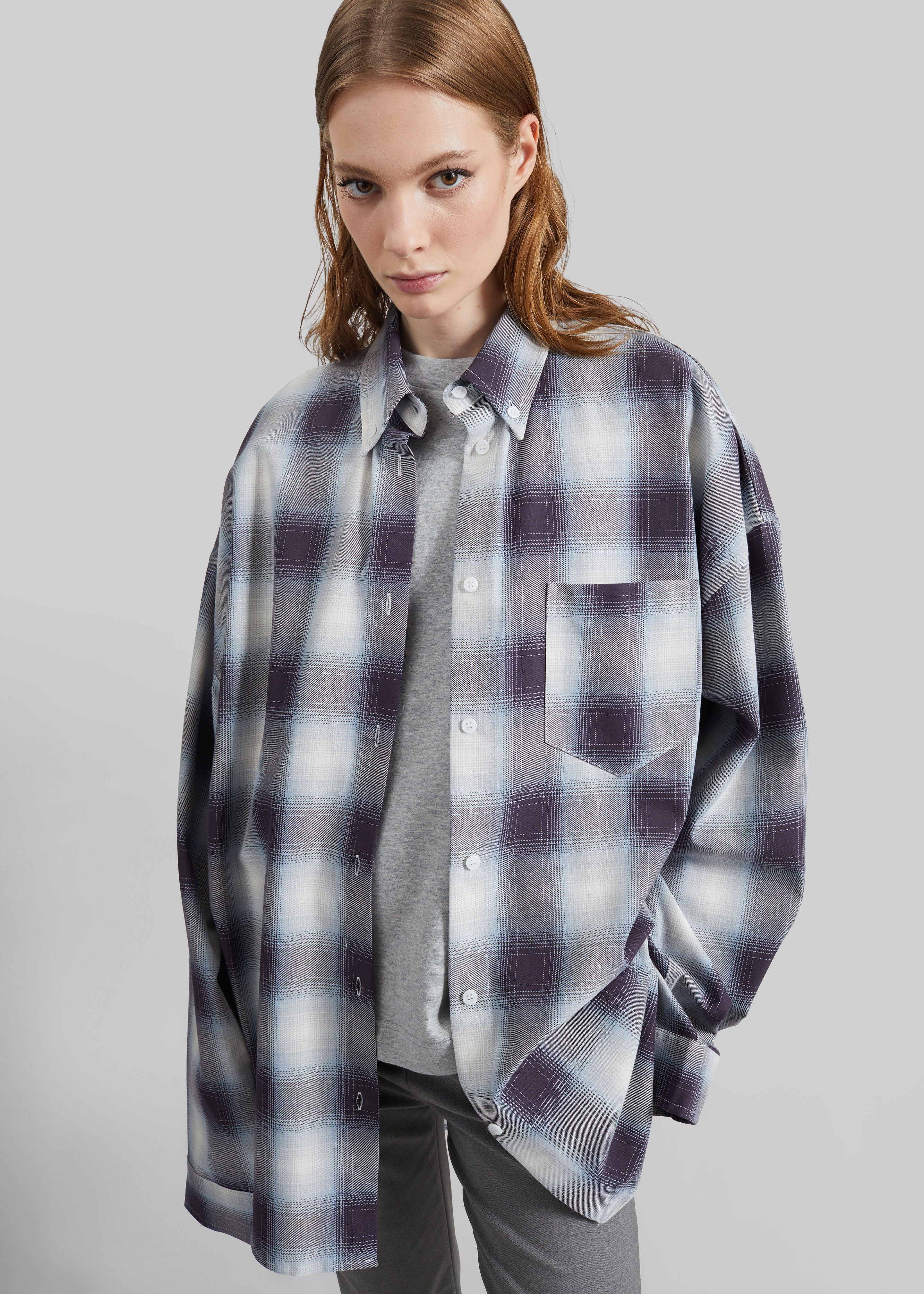 Devv Shirt - Checked Blue