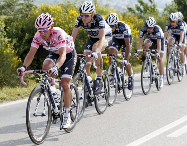 Richie Porte and his Saxo Bank cohorts
