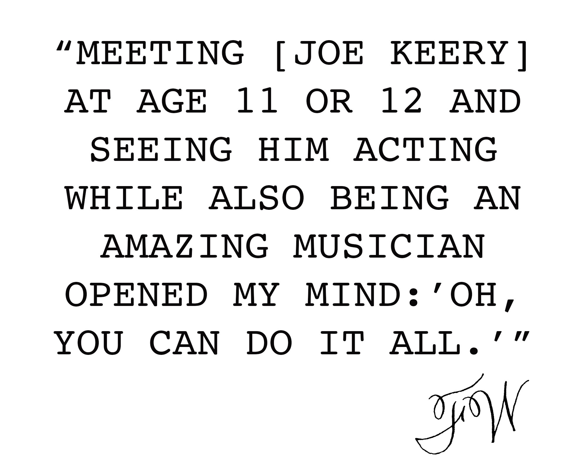 a quote from Finn Wolfhard for the Who What Wear November 2025 cover story