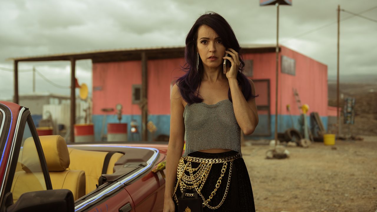 Veronica Sanchez as Coral in "Sky Rojo" on Netflix.