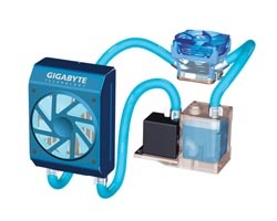 The kit includes an additional fan that can extend the lifespan of capacitors in the vicinity of the CPU, according to the manufacturer. The water pump of the 3D Galaxy offers a ceramic shaft to improve reliability and push the life expectancy level to 20,000 hours. Among the unique features of the system is a low-water level monitor that powers the system down if the water level falls below the standard mark or the temperature gets too high.