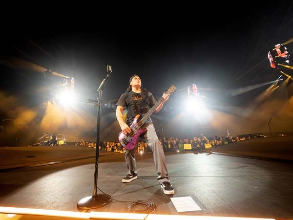 Metallica onstage in Amsterdam