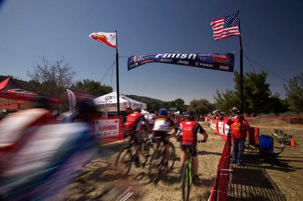 Sprinting to the line at SoCal High School League round one, Vail Lake