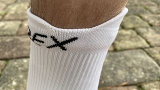 adidas Terrex Heat.Rdy Trail Running Speed Ankle Socks closeup of ankle protection detail